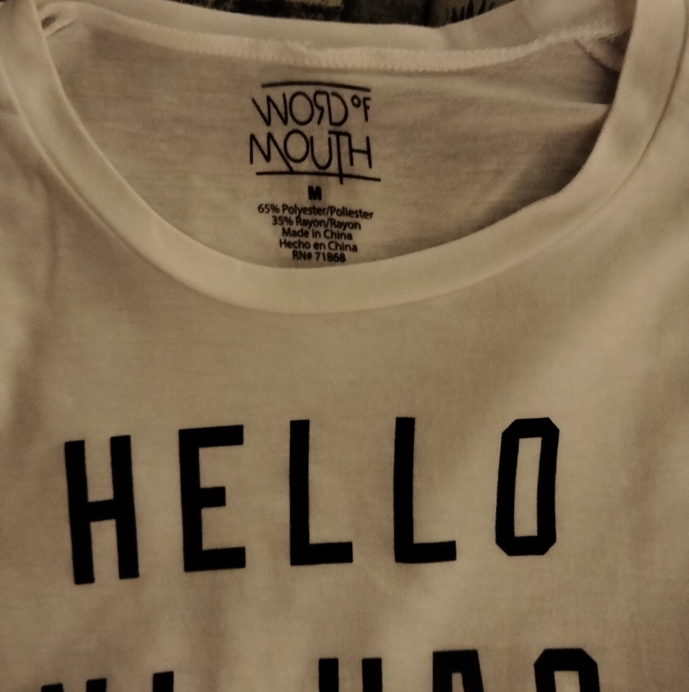 Word of Mouth shirt